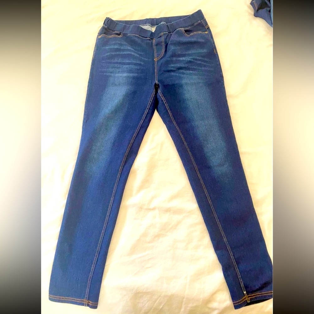 3 PAIRS BUNDLE MATERNITY POSTPARTUM JEGGINGS sz 16-18